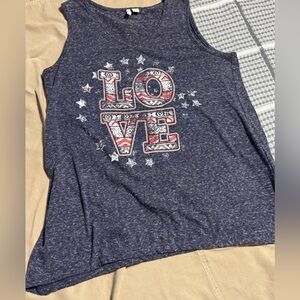 LOVE America tank